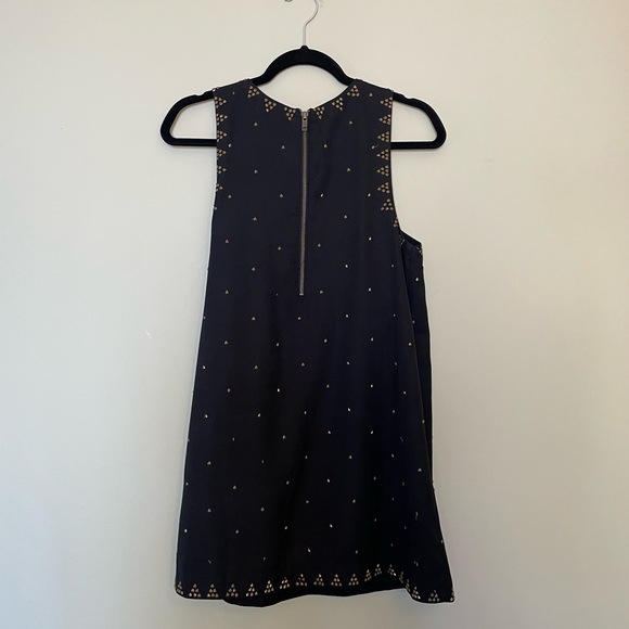 Free People Black Tunic Dress with Gold Embellishments - Picture 3 of 8